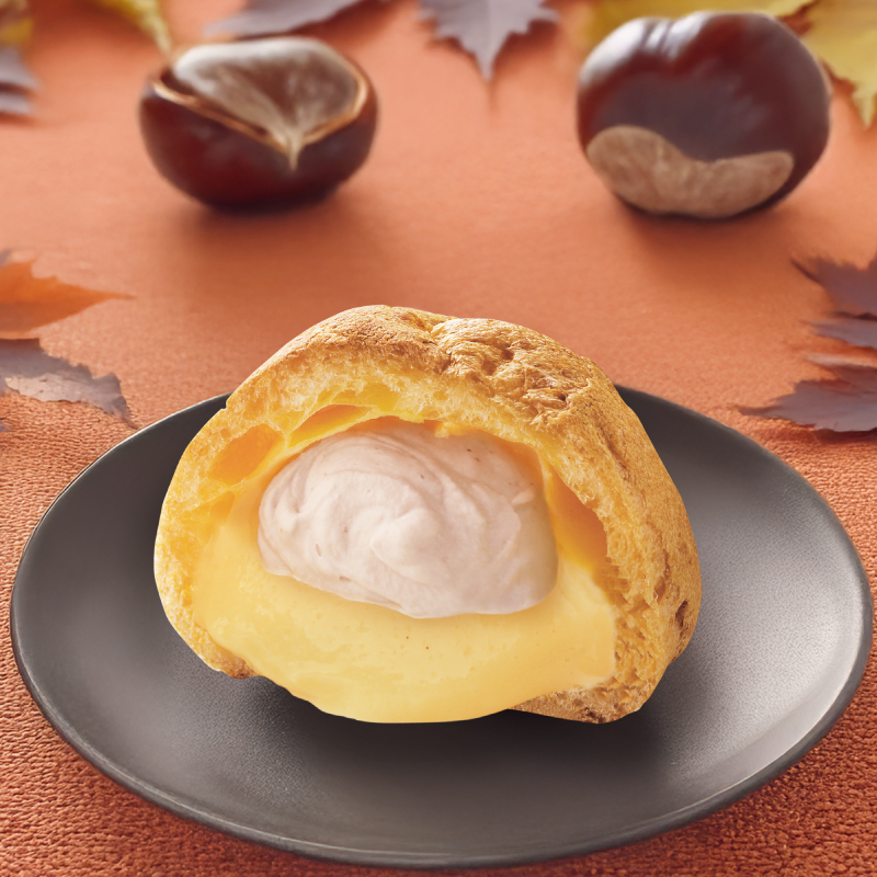 おいしさとろけるシュークリーム　和栗
