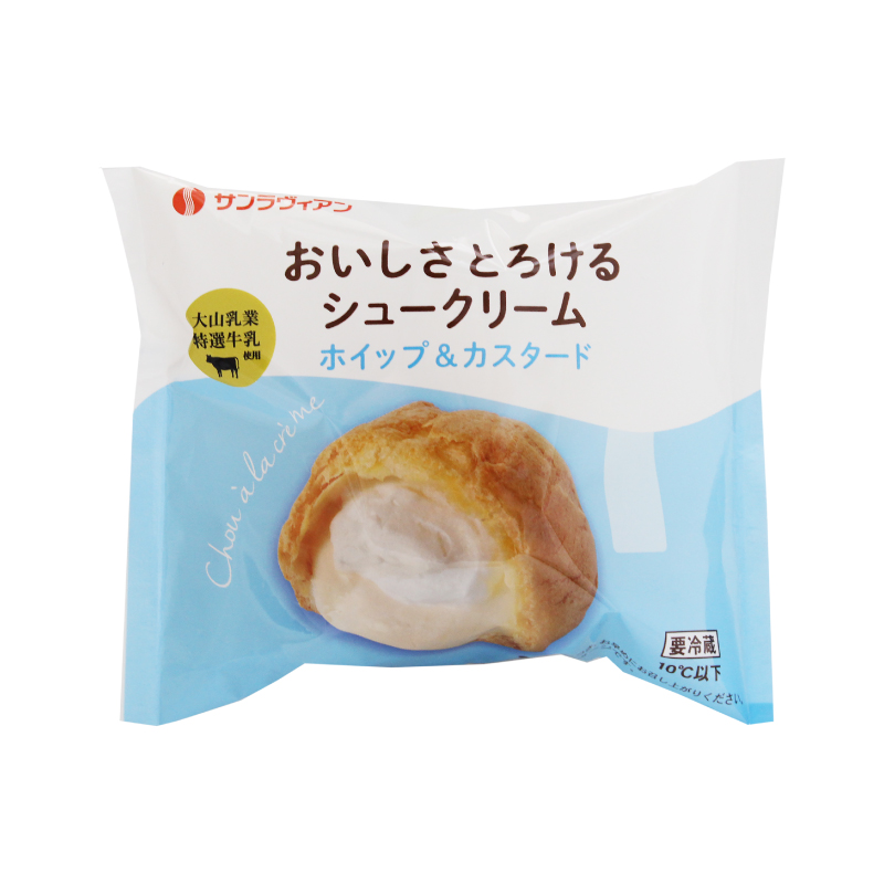 おいしさとろけるシュークリーム　ホイップ＆カスタード